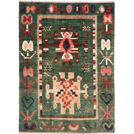 Tappeto Gabbeh Marrakech Pakistan 178x243 Verde