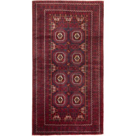 Baluch 107x202 Cm Baluch, Persia, Lana Cardata A Mano