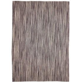 Kilim Persia Astratto Marrone Scuro Avorio 251x354 Cm
