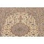 Tappeto Ghom Seta Persia 100x153 Crema Blu
