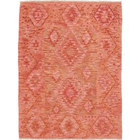 Tappeto Kilim Afghanistan 149x195 Corallo Rosat