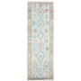 Gabbeh Marrakech Pakistan Astratto Azzurro Cielo Grigio Pastello 126x376 Cm