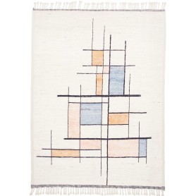 Gabbeh Marrakech Pakistan Astratto Crema Arancione Chiaro 174x232 cm