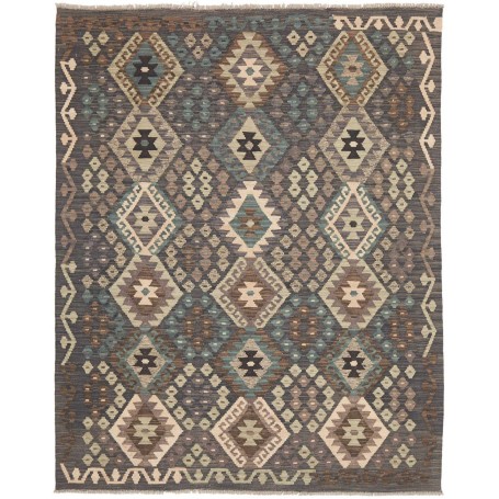 Tappeto Kilim Afghanistan 158x197 Grigio Antrac