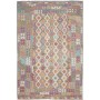 Tappeto Kilim Afghanistan 197x294 Grigio Bluast
