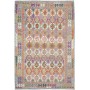 Tappeto Kilim Afghanistan 201x296 Azzurro Aranc