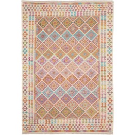 Tappeto Kilim Afghanistan 201x296 Crema Offwhit