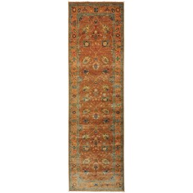 Tappeto Shahi Fine Pakistan 80x279 Arancio Bruc