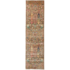 Tappeto Shahi Fine Pakistan 80x294 Verde Oliva