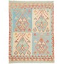 Tappeto Kilim Afghanistan 93x127 Azzurro Cielo
