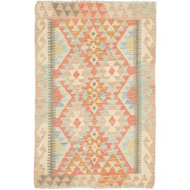 Tappeto Kilim Afghanistan 83x126 Pesca Corallo