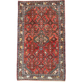 80x130 Cm Tappeto Tribale Persiano Annodato A Mano