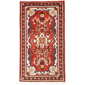 69x121 Cm Tappeto Fatto A Mano, Medaglione Centrale,