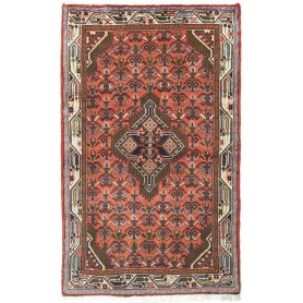 80x130 Cm Qashqai. Persia. Lana ordito: Lana. Nodo Turco,