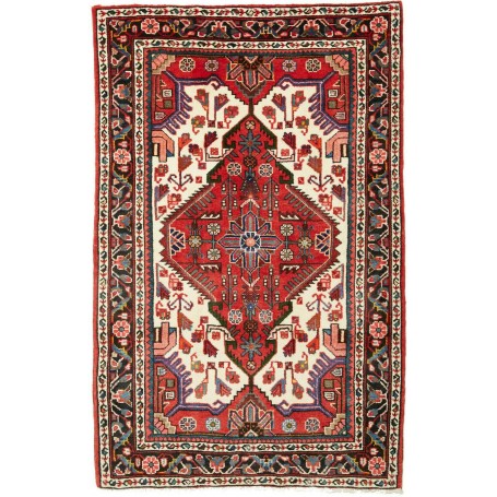 85x135 Cm Tappeto Tribale Shiraz, Lana