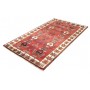 122x210 Cm Tappeto Tribale Kazak, Caucaso, Lana Su Lana,