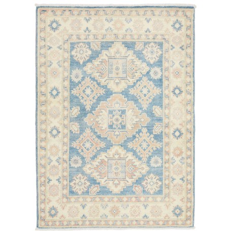 Tappeto Kazak Afghanistan 104x149 Blu Polvere C