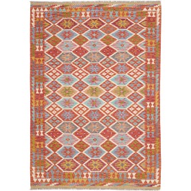 Tappeto Kilim Afghanistan 173x250 Terracotta Bl