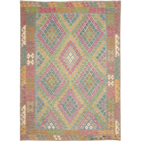 Tappeto Kilim Afghanistan 175x243 Azzurro Grigi