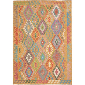 Tappeto Kilim Afghanistan 175x245 Giallo Ocra V