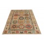 Tappeto Tribal Pakistan 147x197 Beige Di Verde