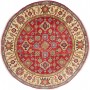 Tappeto Kazak Afghanistan 200x200 Rosso Cremisi