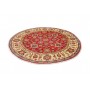 Tappeto Kazak Afghanistan 200x200 Rosso Cremisi