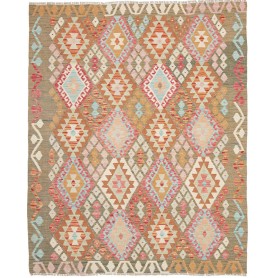 Tappeto Kilim Afghanistan 153x195 Marrone Khaki