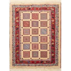 Nimbaft 103x129 Cm Nimbaft, Persia, Lana Cardata A Mano
