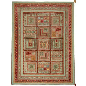 Nimbaft 210x274 Cm Nimbaft, Persia, Lana Cardata A Mano