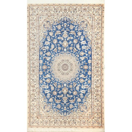 Nain 9la 150x235 Cm Nain 9la, Persia, Lana Cardata A Mano E