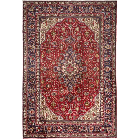 Tabriz 203x295 Cm Tabriz, Persia, Lana Cardata A Mano,