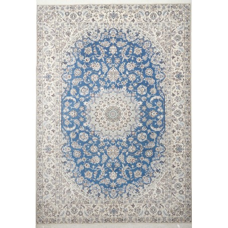 Nain 9la 248x353 Cm Nain 9la, Persia, Lana Cardata A Mano E