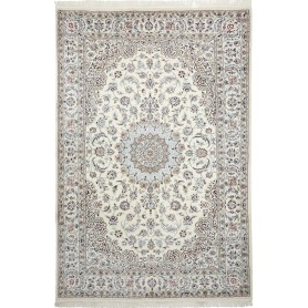 Nain 9la 197x293 Cm Nain 9la, Persia, Lana Cardata A Mano E