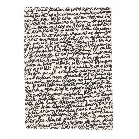 tappeto Nanimarquina Black on White Manuscrit