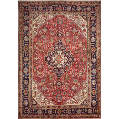 Tabriz 200x293 Cm Tabriz, Persia, Lana Cardata A Mano