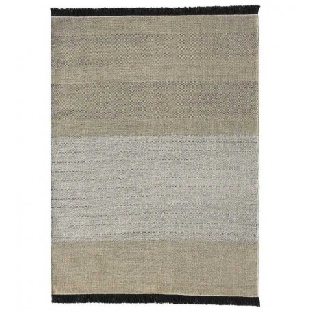 tappeto Nanimarquina Tres Outdoor Stripes Black