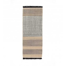tappeto Nanimarquina Tres Stripes Black runner