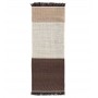 tappeto Nanimarquina Tres Stripes Chocolate runner