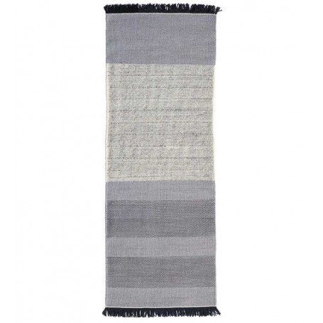 tappeto Nanimarquina Tres Stripes Blue runner