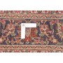 Tappeto Tabriz Persia 200x297 Rosso Corallo Blu