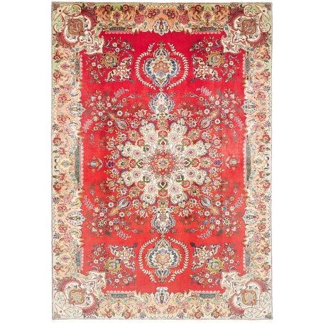 Tappeto Tabriz Persia 220x317 Rosso Dominante C