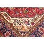 Tappeto Tabriz Persia 205x303 Rosso Blu Navy