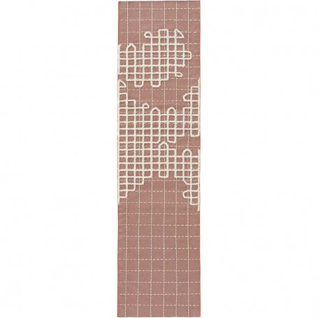 tappeto moderno GAN rug Bandas Single A Pink