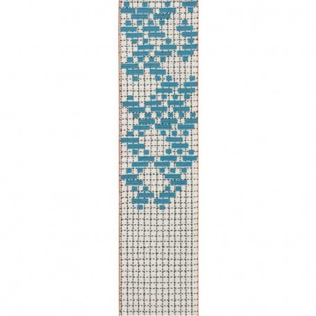 tappeto moderno GAN rug Bandas Single C Turquoise