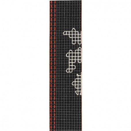 tappeto moderno GAN rug Bandas Single D Black