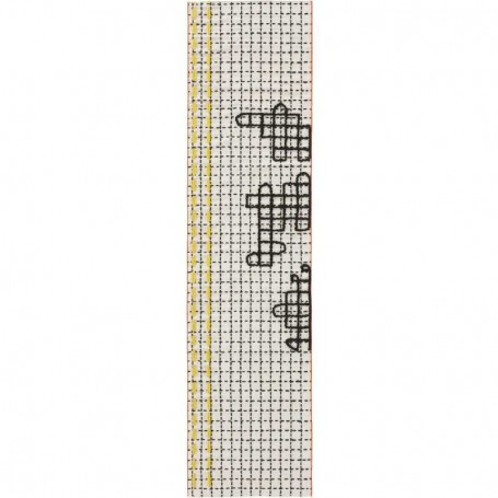 tappeto moderno GAN rug Bandas Single D White