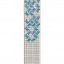 tappeto moderno GAN rug Bandas Single C Turquoise