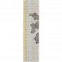 tappeto moderno GAN rug Bandas Single D White