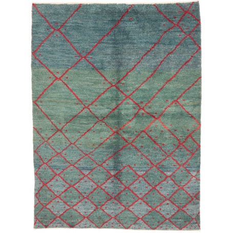 Tappeto Gabbeh Fine Persia 153x204 Blu Petrolio